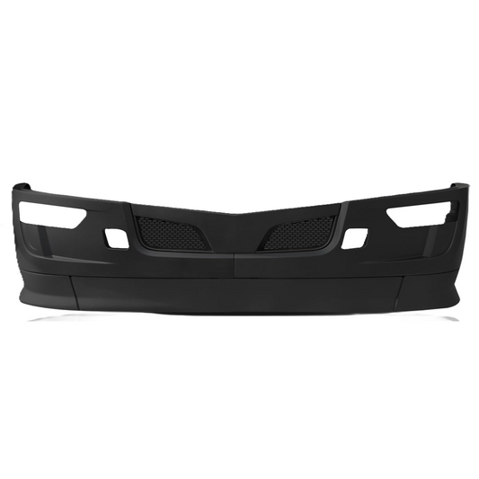 Black Bumper Assembly with Fog Light Hole for 2022+ Peterbilt 579 Semi Truck