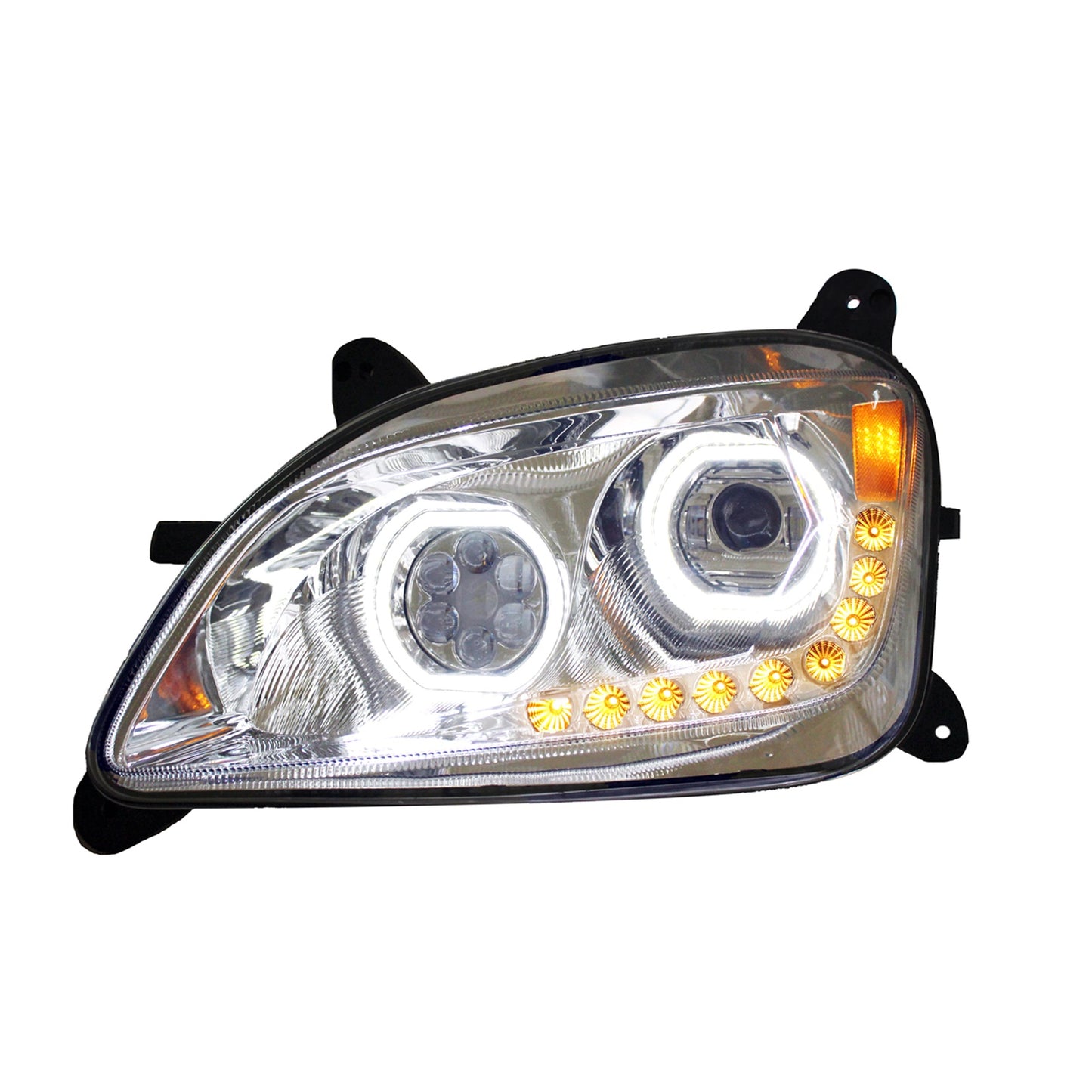 Peterbilt 579/587 2011-2020 Full LED Headlight Chrome