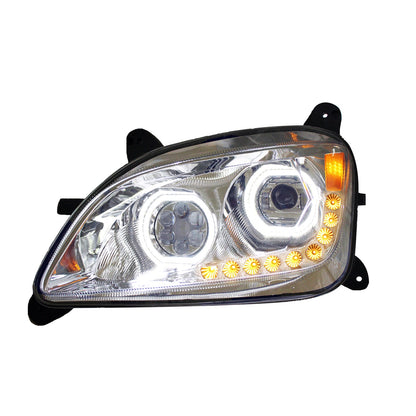 Peterbilt 579/587 2011-2020 Full LED Headlight Chrome