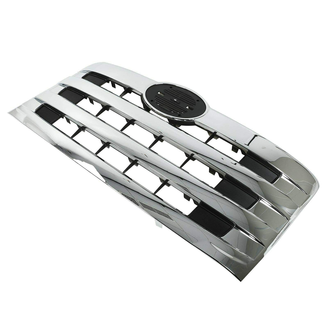 Front Chrome Grille Chrome Horizontal Billet Main Grille Compatible with 2011-2016 Hino 238 268 338 Chrome Front Grille Replacement 2062665632