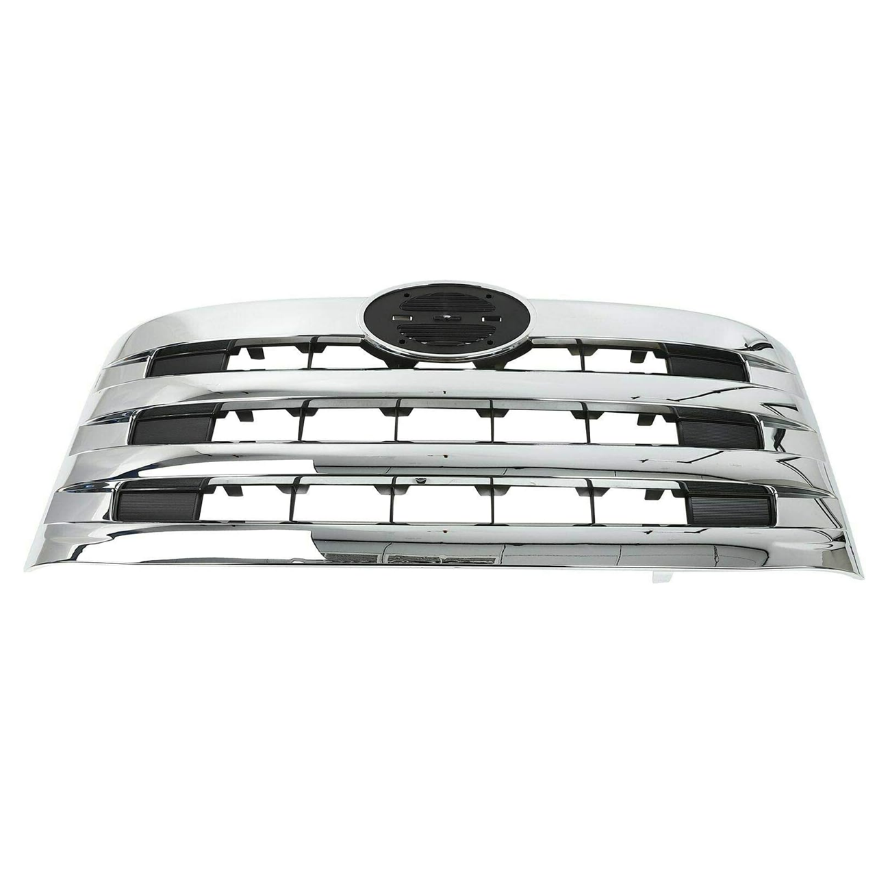 Front Chrome Grille Chrome Horizontal Billet Main Grille Compatible with 2011-2016 Hino 238 268 338 Chrome Front Grille Replacement 2062665632