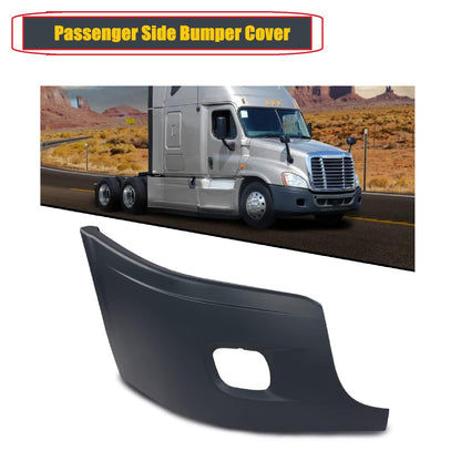 Freightliner Cascadia 2008-2017 Bumper Corner outer with Fog Light Hole Right Passenger Side