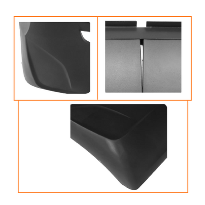 Freightliner Cascadia 2018+ Complete Front Bumper Black Trim Without Fog Lamp Hole