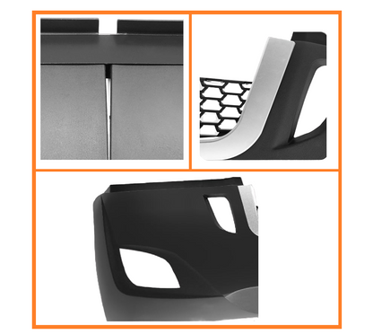 Freightliner Cascadia 2018+ Complete Front Bumper Chrome Trim with Fog Lamp Hole