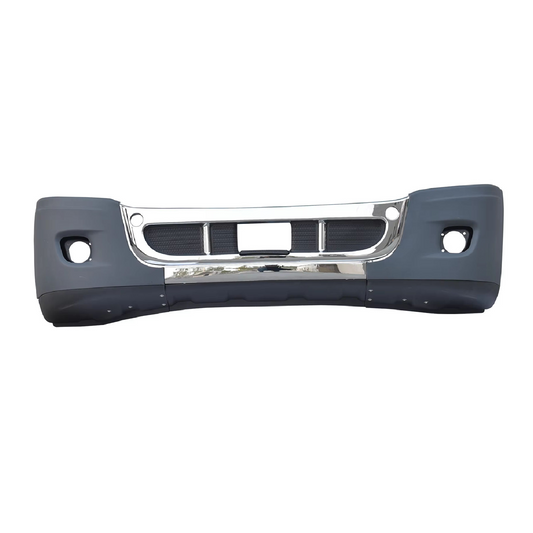Freightliner Cascadia 2008-2017 Complete Front Bumper Chrome Trim With Fog Lamp Hole