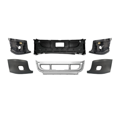 Freightliner Cascadia 2008-2017 Complete Front Bumper Chrome Trim With Fog Lamp Hole