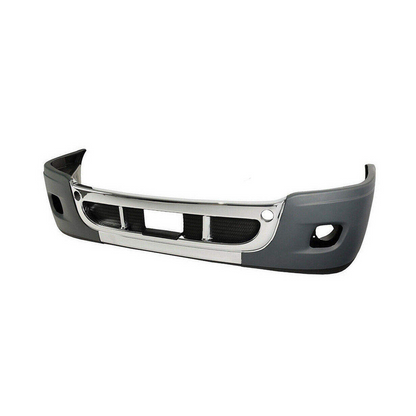 Freightliner Cascadia 2008-2017 Complete Front Bumper Chrome Trim With Fog Lamp Hole