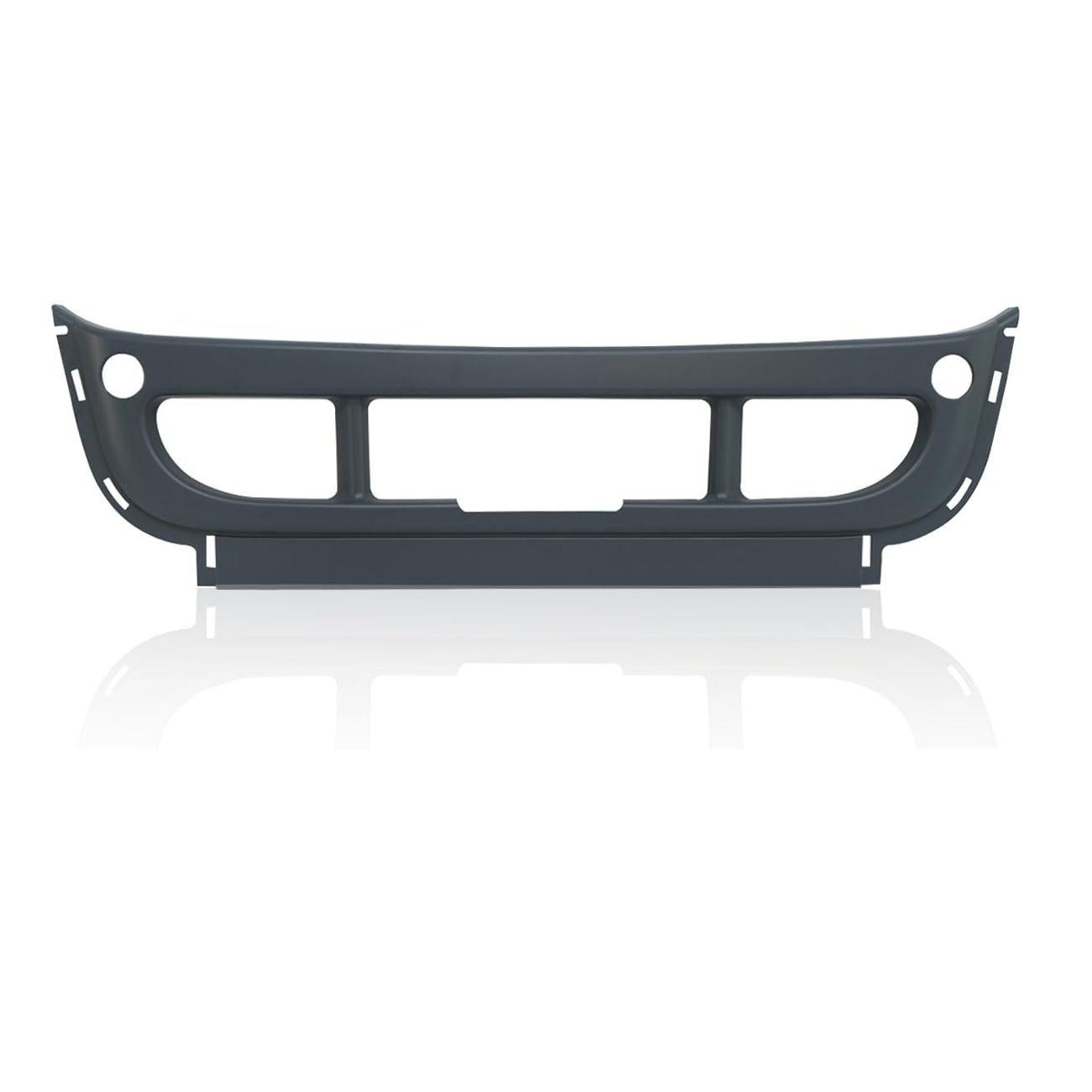 Freightliner Cascadia 2008-2017 Front Bumper Center Outer Cover, ABS Black Bumper Center Cover Trim
