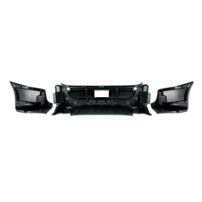 Freightliner Cascadia 2008-2017 Complete Front Bumper w/ Black Trim Without Fog Lamp Hole