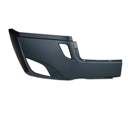 Freightliner Cascadia 2018-2024 bumper end COVER with fog light hole Right Passenger Side