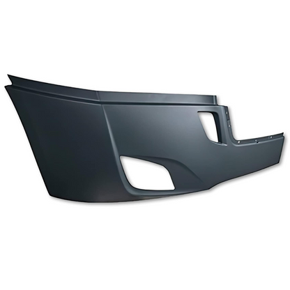 Freightliner Cascadia 2018-2024 bumper end COVER with fog light hole Right Passenger Side