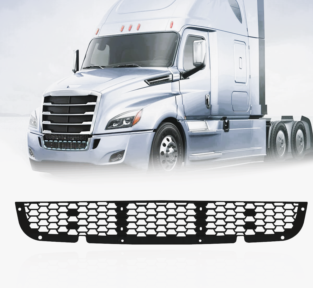 Freightliner Cascadia 2018-2025 ORIGINAL STYLE BUMPER CENTER MESH GRILLE INSERT |  2128985000