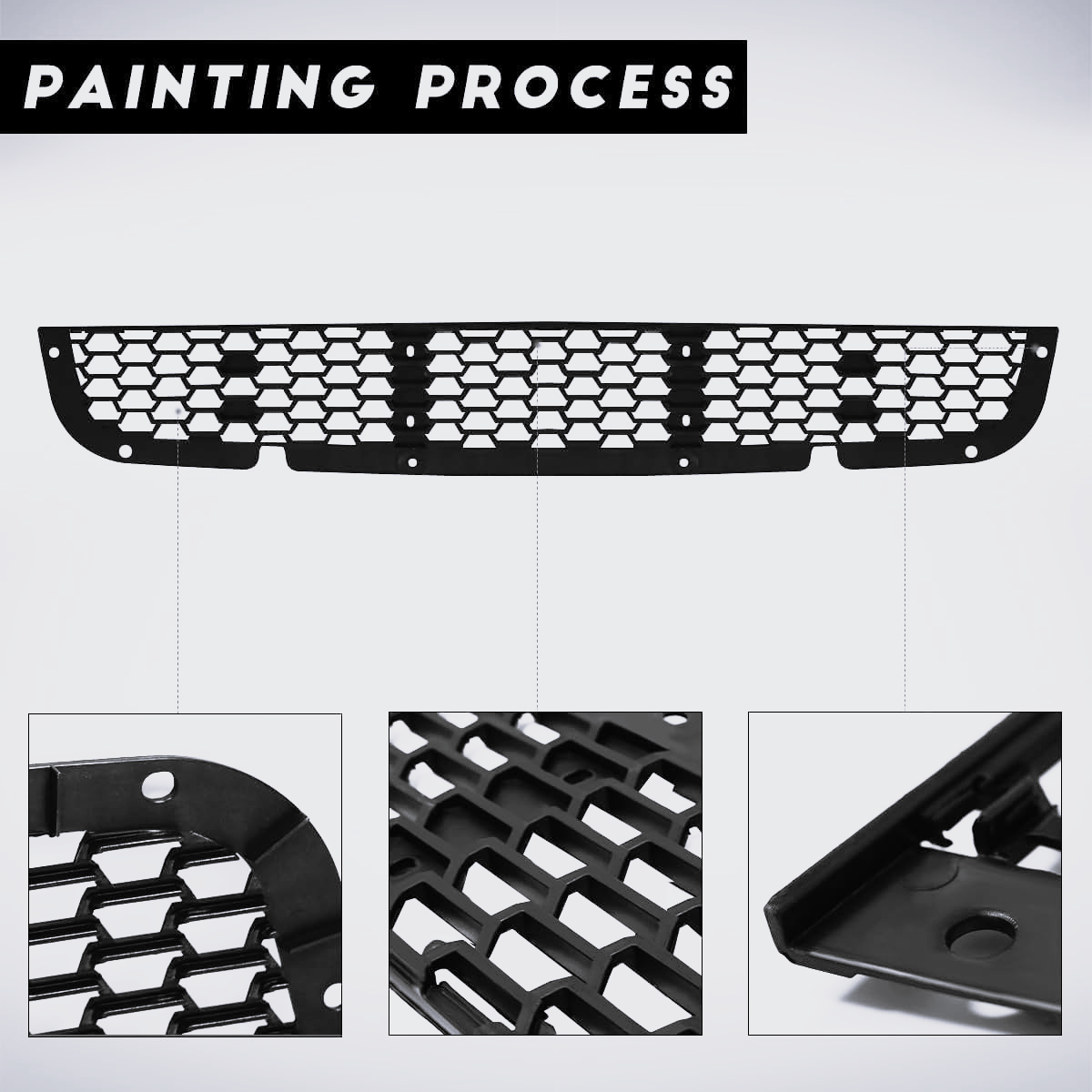 Freightliner Cascadia 2018-2025 ORIGINAL STYLE BUMPER CENTER MESH GRILLE INSERT |  2128985000
