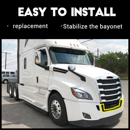 Freightliner Cascadia 2018-2024 bumper Center black cover stripe trim