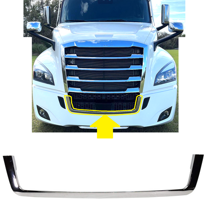 Freightliner Cascadia 2018+ 前保险杠中央饰条 | 保险杠中央镀铬饰条 | 替换件号：2128982001