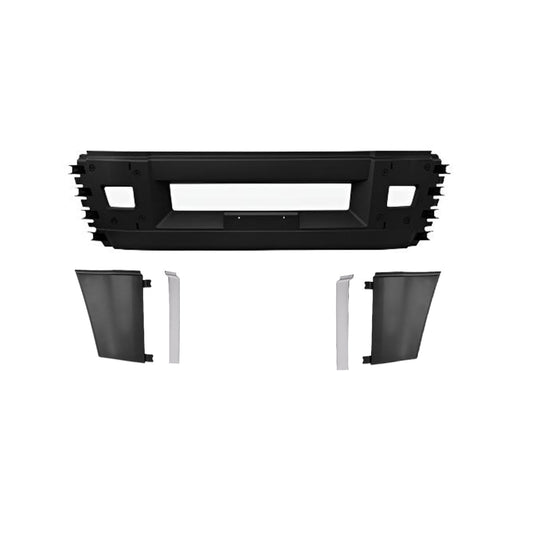 VOLVO VNL 2018 BUMPER CENTER PART & BUMPER COVER PANEL LH+RH &BUMPER STRIP (SLIVER) LH+RH