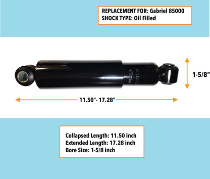 Heavy Duty Shock Absorber for Semi Truck | Freightliner 16-14759-000,PeterbiltKenworth 665788, Volvo 1091367