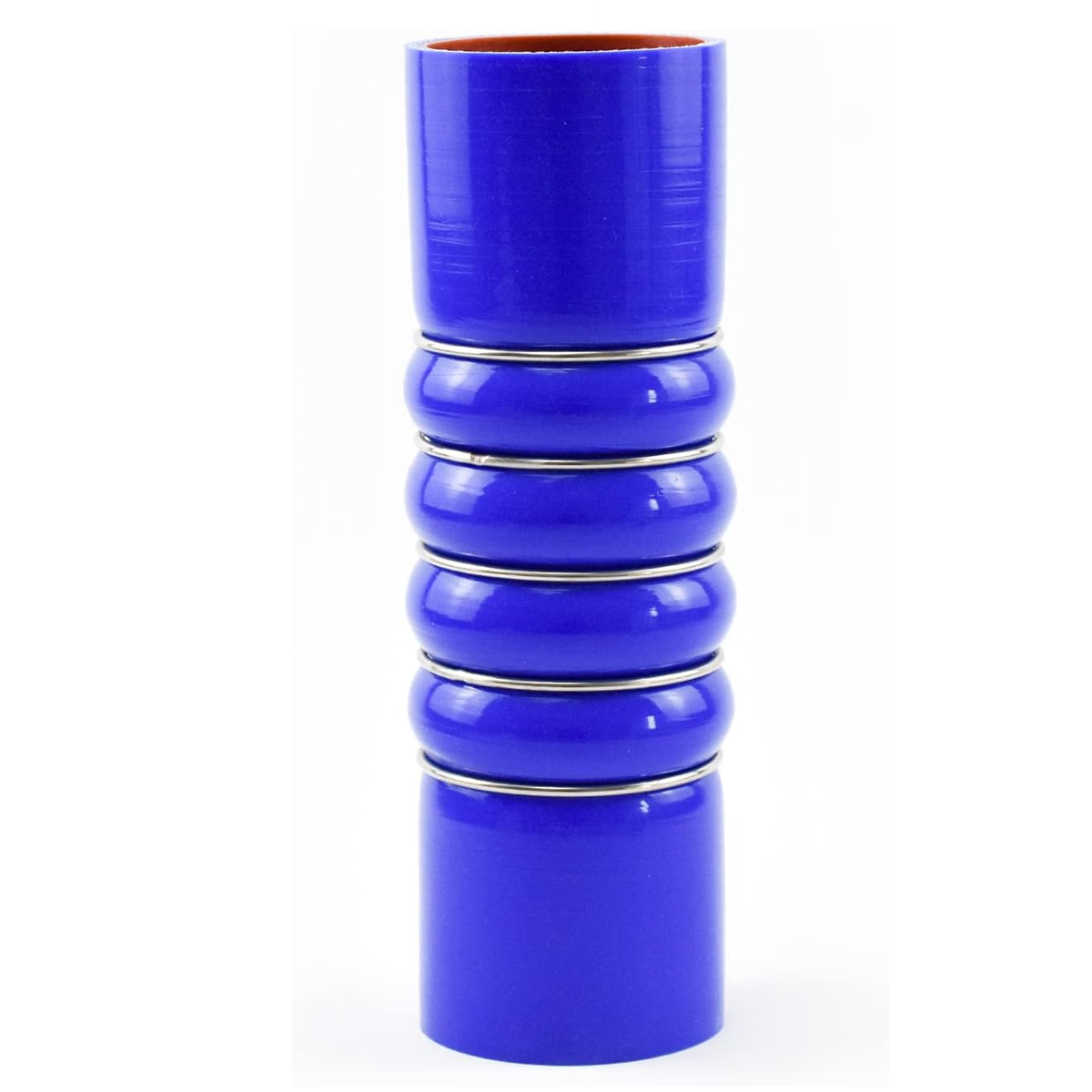 Silicone Upper Radiator Coolant Hose 2.5" ID F50-6308 28359 Compitable with PACCAR Peterbilt Kenworth Replacement，HOSE-COOL 2-1/SIL BLUE for Semi Truck,Trailer