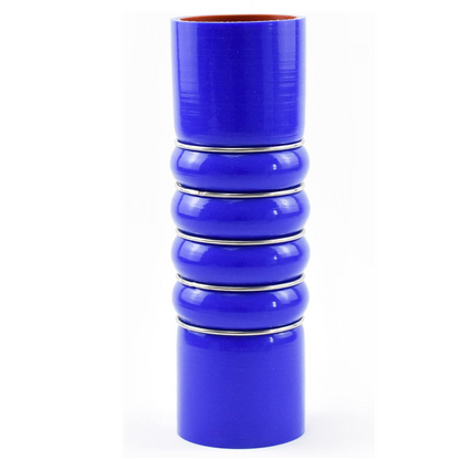 Silicone Upper Radiator Coolant Hose 2.5" ID F50-6308 28359 Compitable with PACCAR Peterbilt Kenworth Replacement，HOSE-COOL 2-1/SIL BLUE for Semi Truck,Trailer