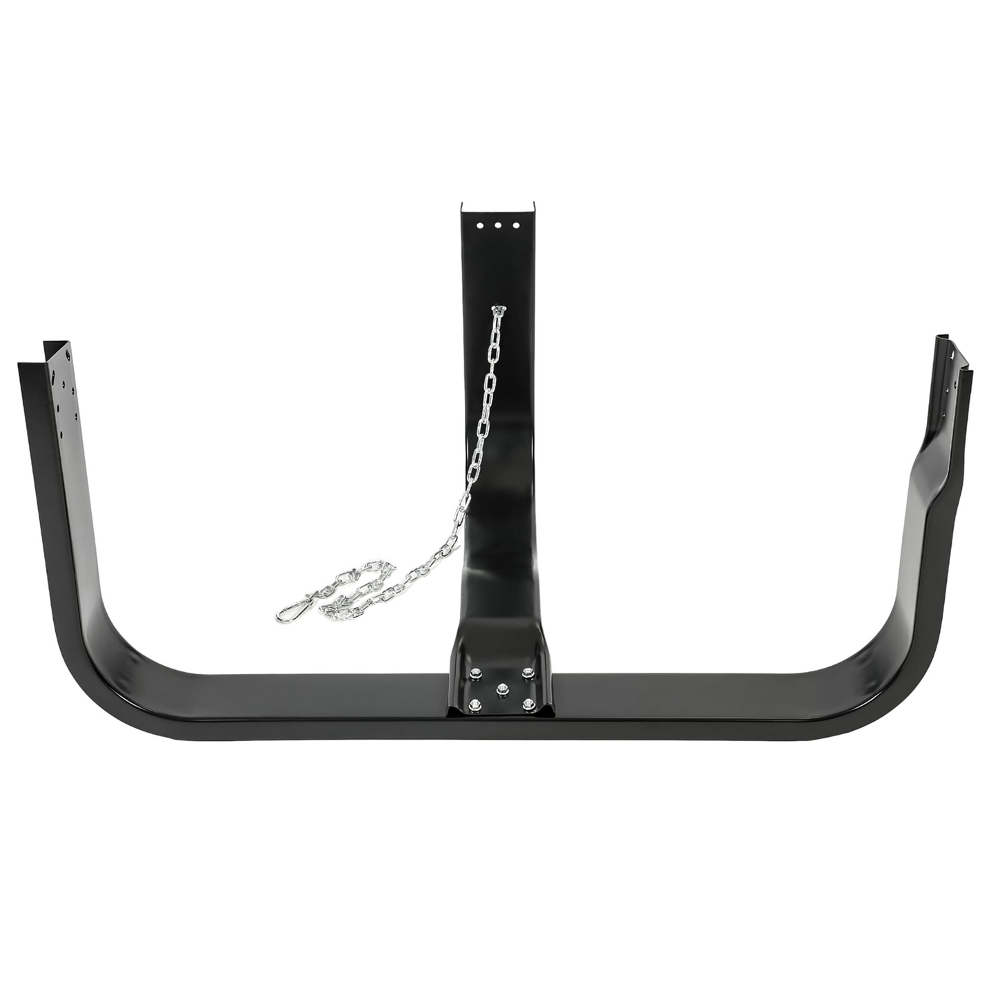 Spare Tire Carrier with Mounting Replacement for Freightliner Volvo Kenworth Mack International Peterbilt, Glossy Black