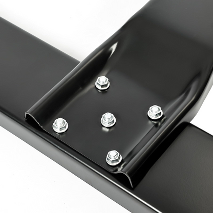 Spare Tire Carrier with Mounting Replacement for Freightliner Volvo Kenworth Mack International Peterbilt, Glossy Black