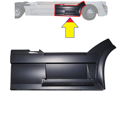 Front Step Fairing Panel – Right Passenger Side Compatible with Volvo VNL 2004–2017 | (OE- 82488537 )，Black