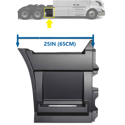 Rear Step Side Fairing Panel Replacement for Volvo VNL 2004–2017 (Right/Passenger Side – 25" / 65 cm)