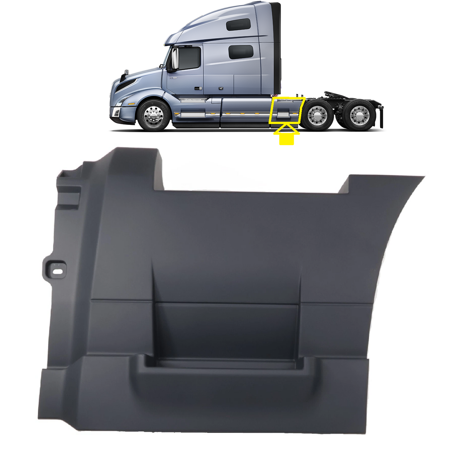 Volvo vnl 2018+ back fairing 29.53IN (75cm) Left Driver Side