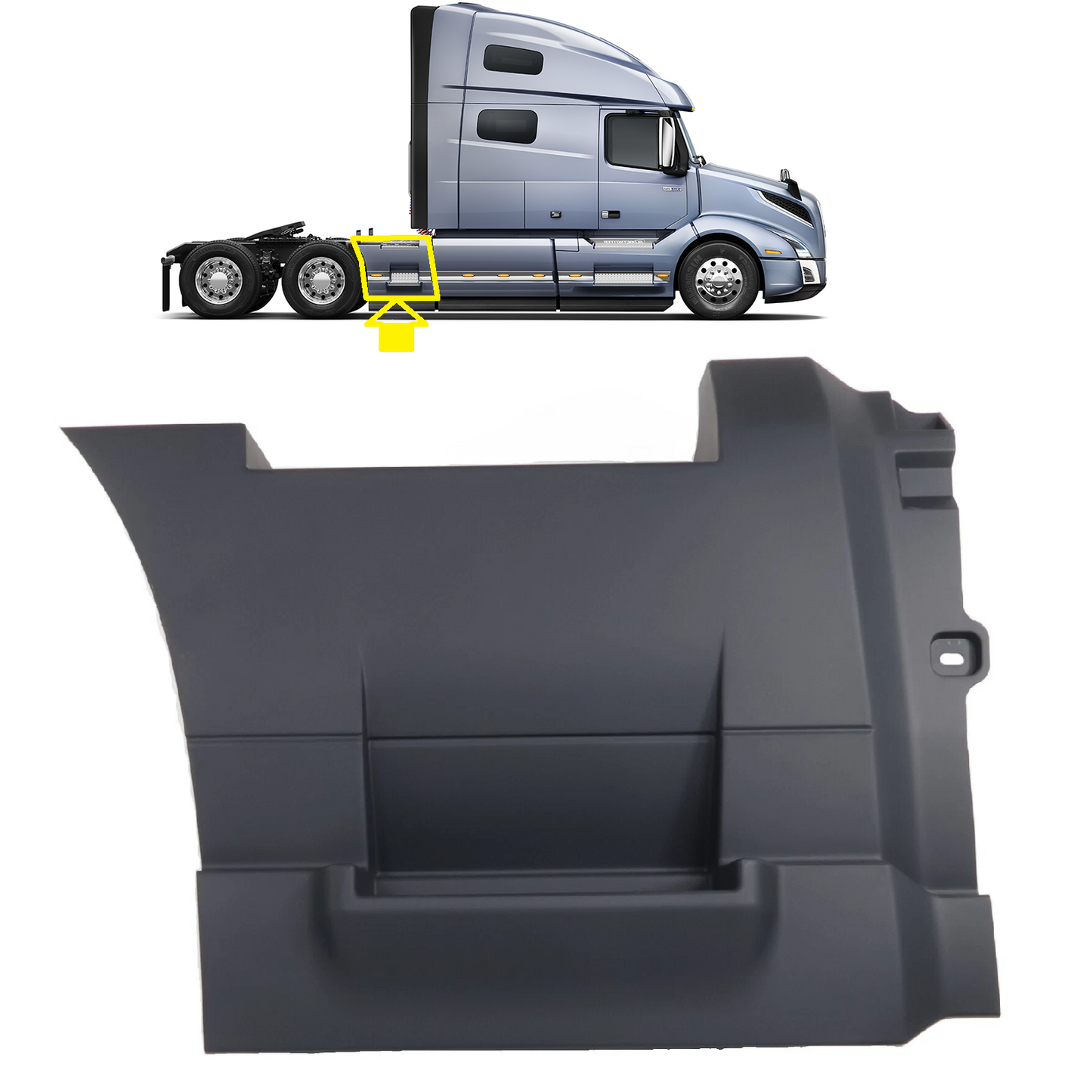 Volvo vnl 2018+ back fairing 29.53IN (75cm) Right Passenger Side