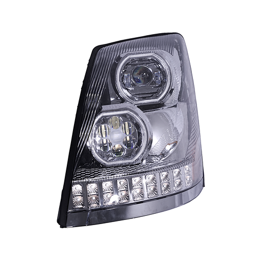 VOLVO VNL 2004-2017 full LED headlight Chrome Housing 12V