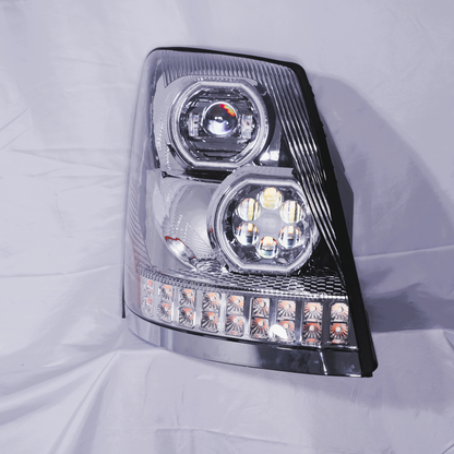 VOLVO VNL 2004-2017 full LED headlight Chrome Housing 12V