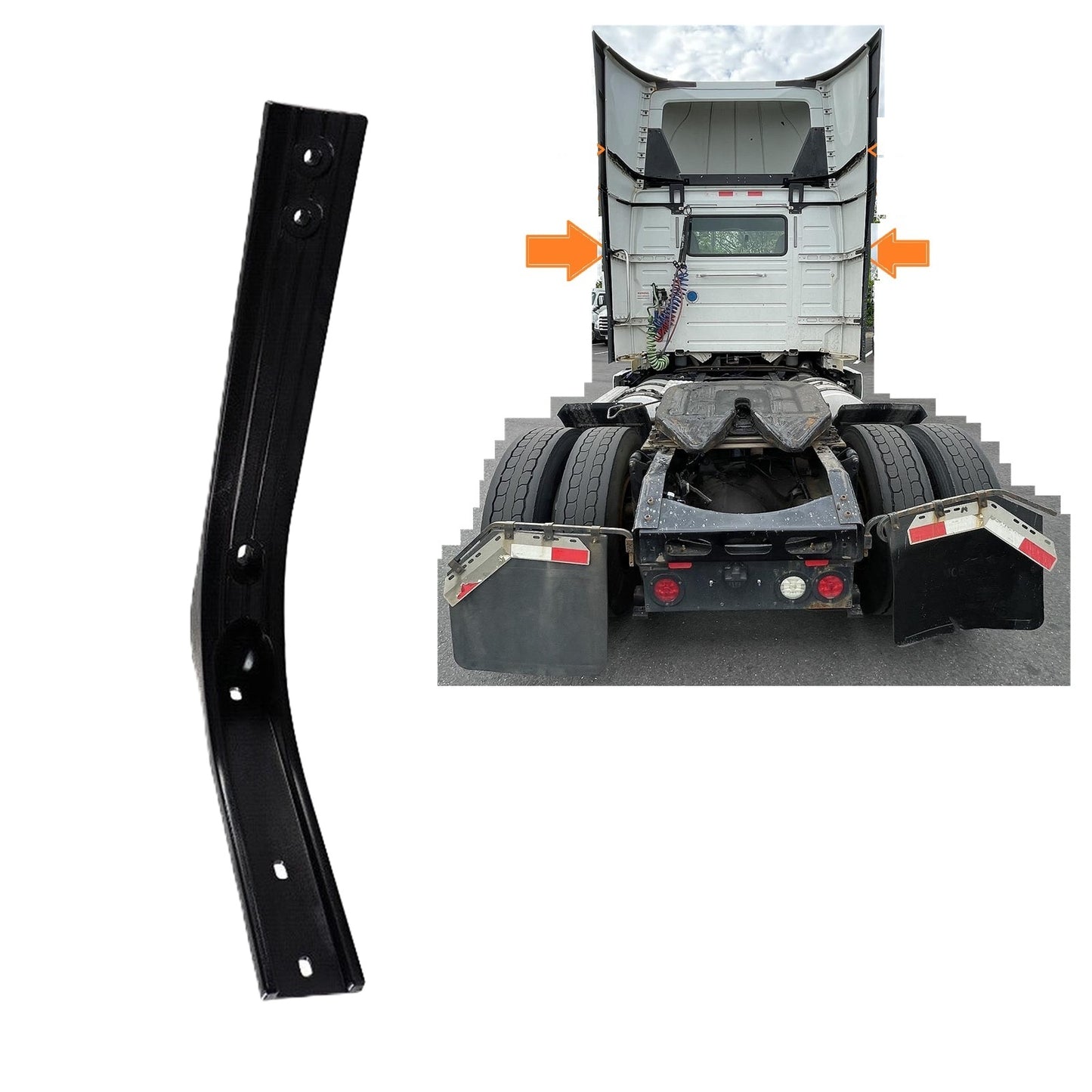 Lower Wind Cab Fairing Support Brackets Replacement for 2004–2017 Volvo VNL Trucks