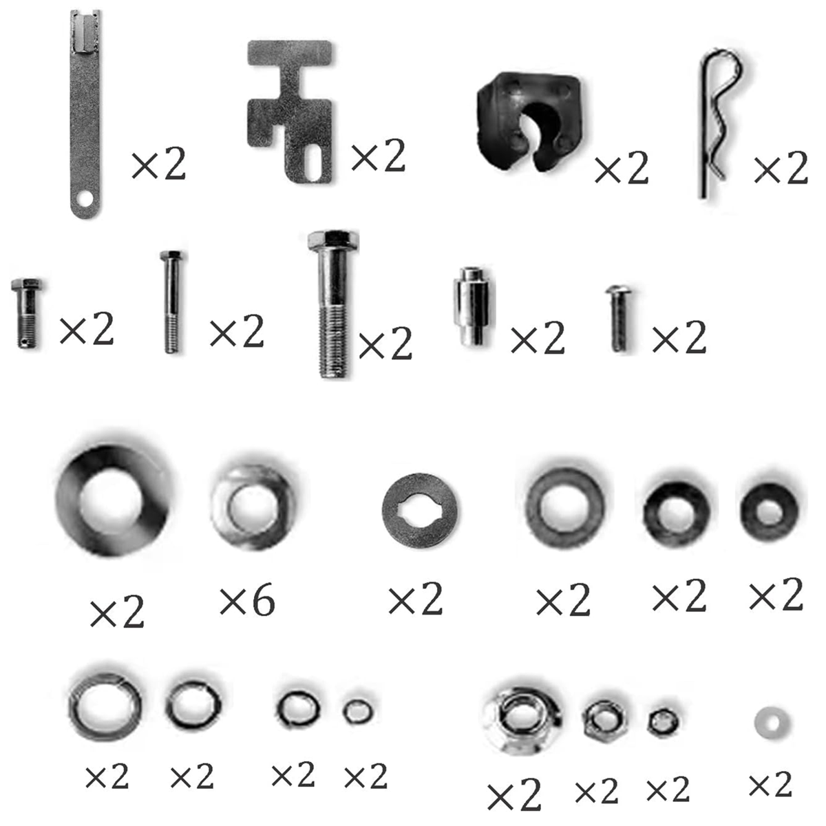 Mounting bracket for 2013-2021 Peterbilt 579/587 Deer Guard Bumper