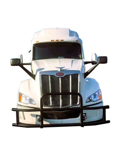 Black Iron Deer Guard Bumper for Trailer, Semi-truck without Mounting Bracket