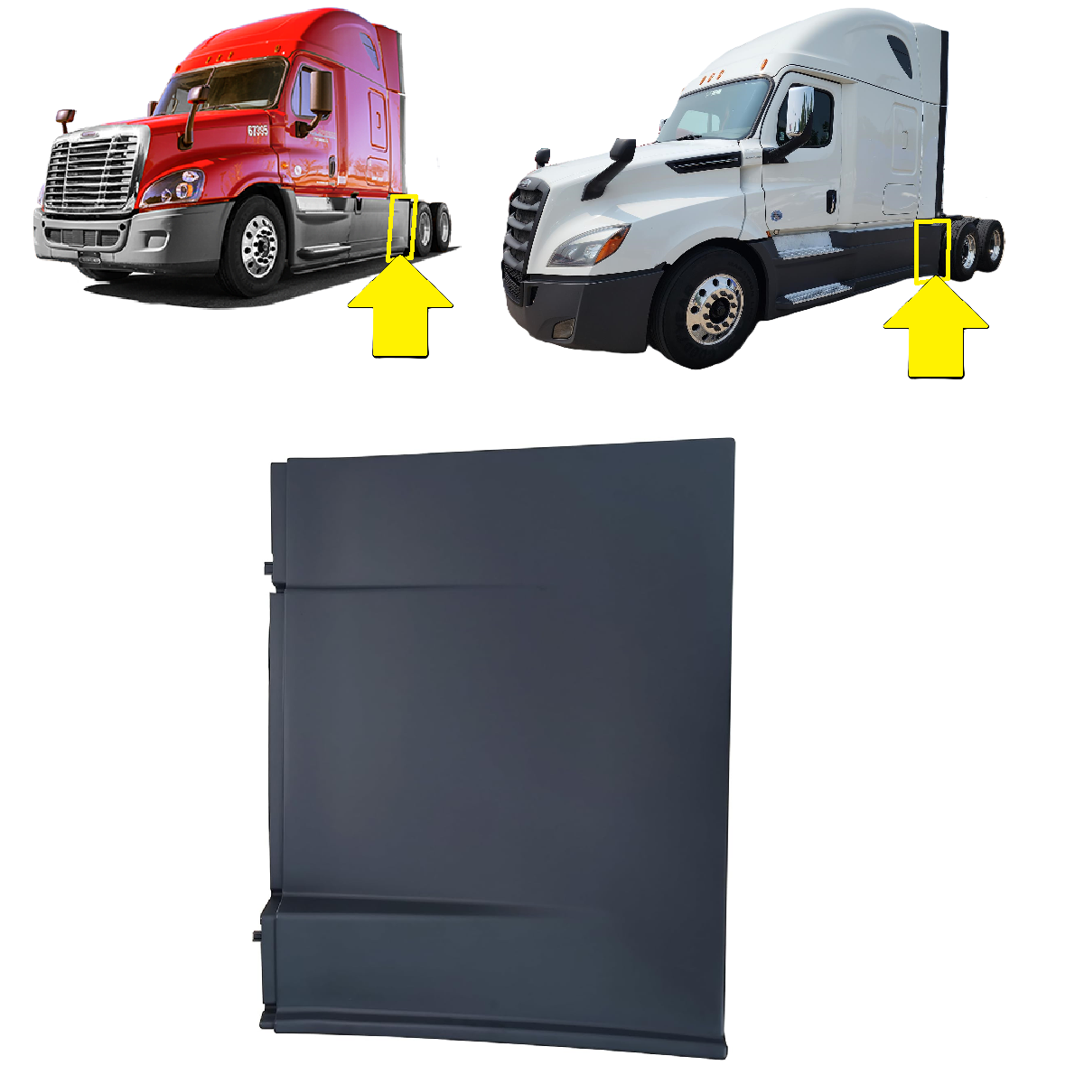 Freightliner Cascadia 2008-2024 Rear Fairing Panel Left Driver Side