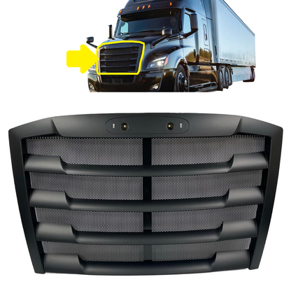 Freightliner Cascadia 2018+ Front Grille Grill with Bug Screen Matte Black