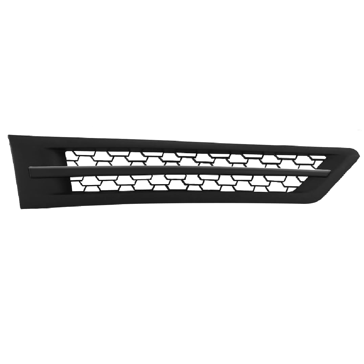 Black Hood Side Grille Air Intake Vent Replacement with With Bug Screen for Freightliner Cascadia 2018+