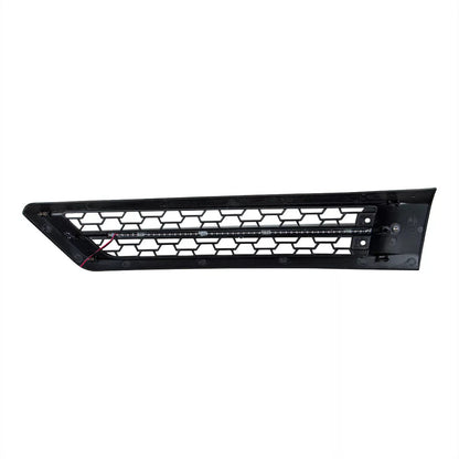 Freightliner Cascadia 2018-2024 hood Air Intake Cover grille with Amber Marker Light 12V