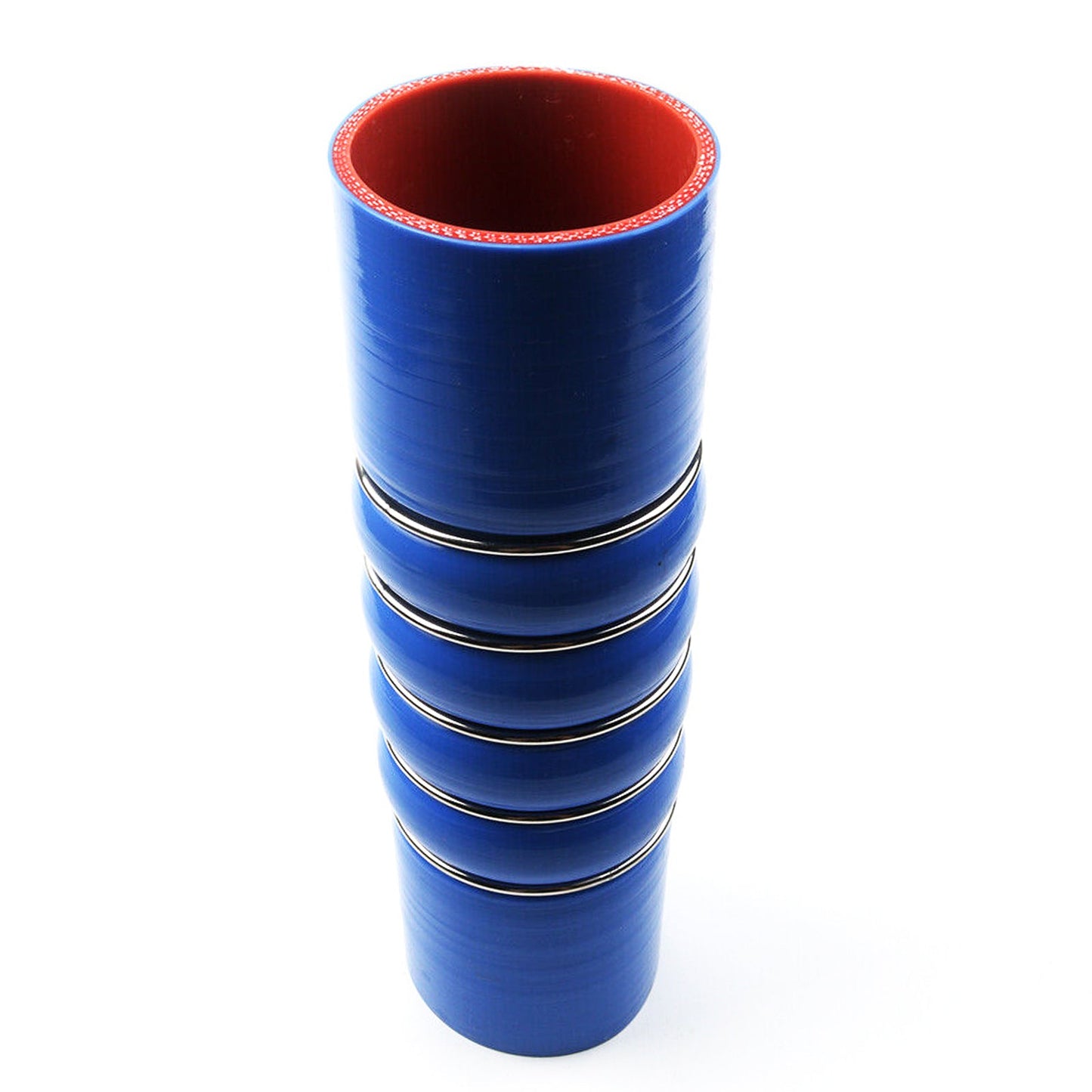 Silicone Upper Radiator Coolant Hose 2.5" ID F50-6308 28359 Compitable with PACCAR Peterbilt Kenworth Replacement，HOSE-COOL 2-1/SIL BLUE for Semi Truck,Trailer