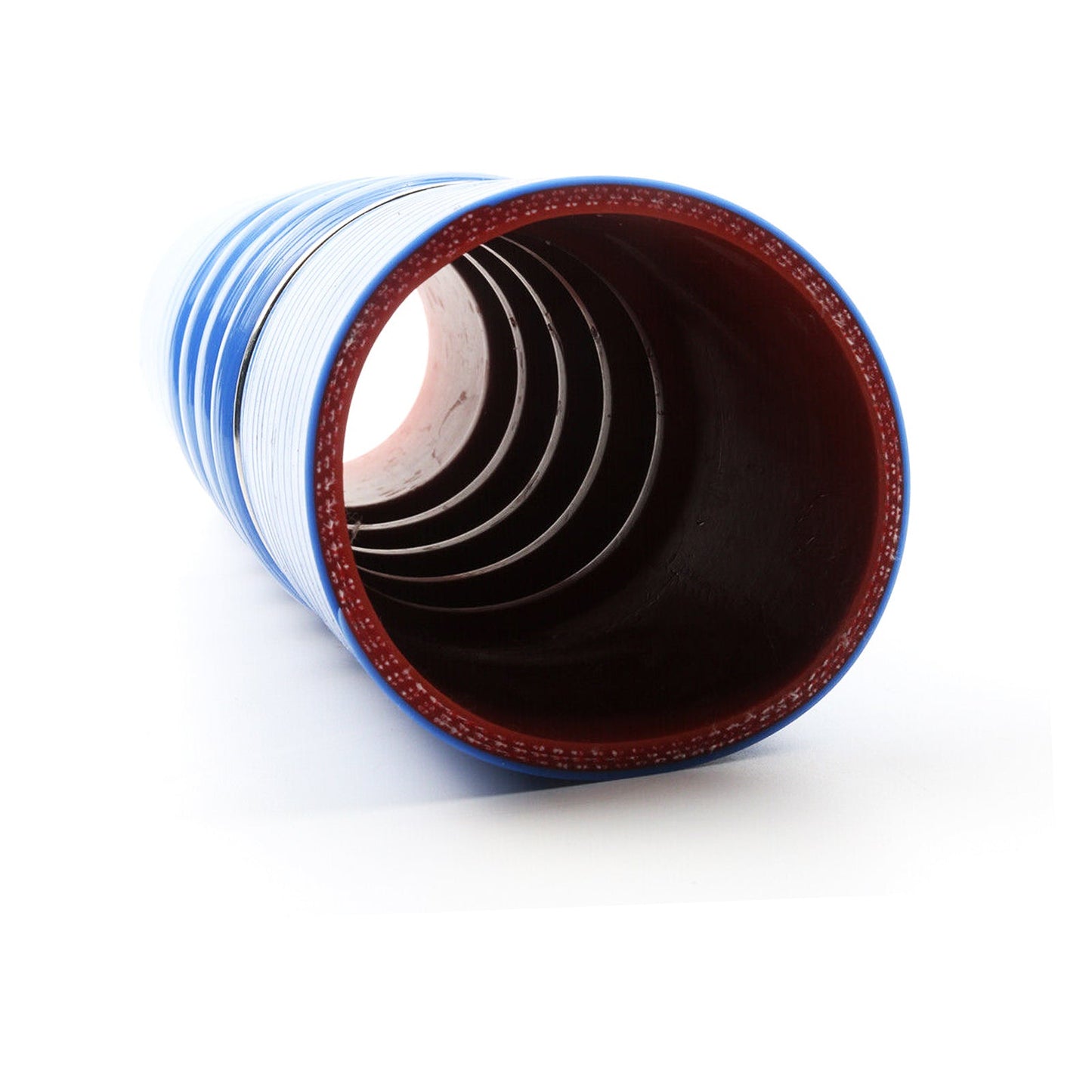 Silicone Upper Radiator Coolant Hose 2.5" ID F50-6308 28359 Compitable with PACCAR Peterbilt Kenworth Replacement，HOSE-COOL 2-1/SIL BLUE for Semi Truck,Trailer