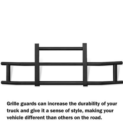 Iron Black Deer Guard Bumper w/o bracket for Semi Truck，Trailer