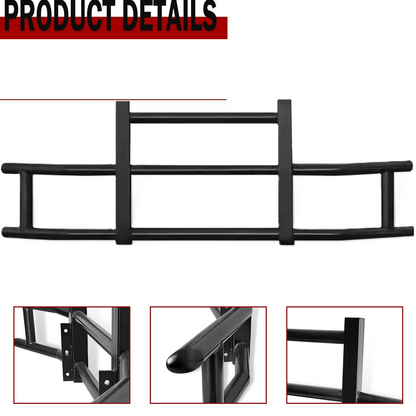 Iron Black Deer Guard Bumper w/o bracket for Semi Truck，Trailer