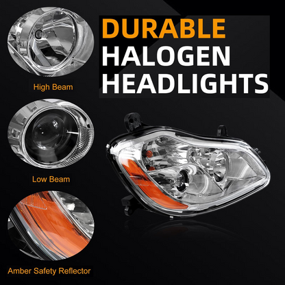 Kenworth T680 2013-2021 Headlight Right Passenger Side Halogen Headlamp P54-6103-11000