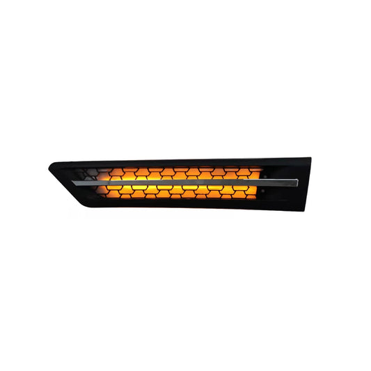 Freightliner Cascadia 2018-2024 hood Air Intake Cover grille with Amber Marker Light 12V