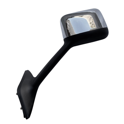 International 2018-2021 LT625 Hood Mirror with Arm Chrome Left Driver Side
