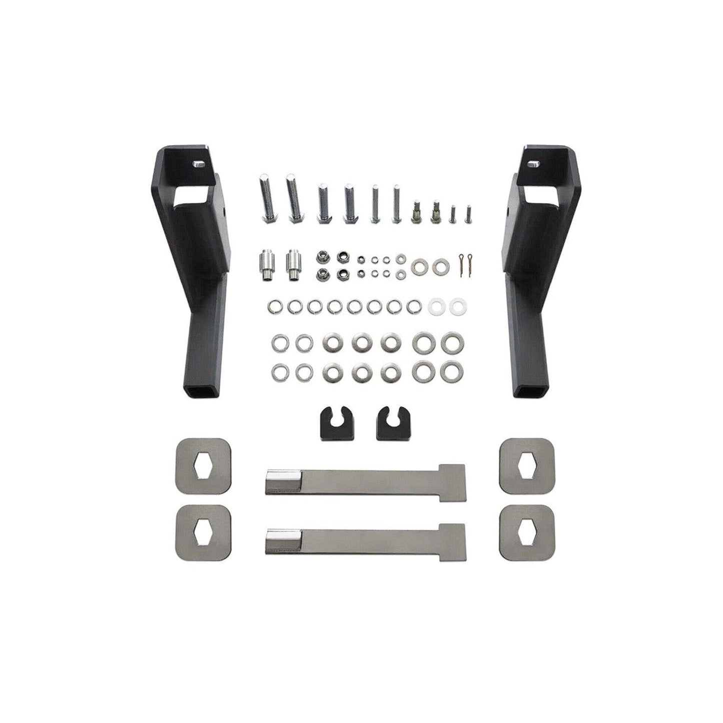 International Prostar 2008-Current Bumper Guard Mounting Bracket Set | Heavy-Duty All-Weather Front Bumper Bracket w/ Hardware Included to Attach Deer Guard for International Prostar 2008-2016