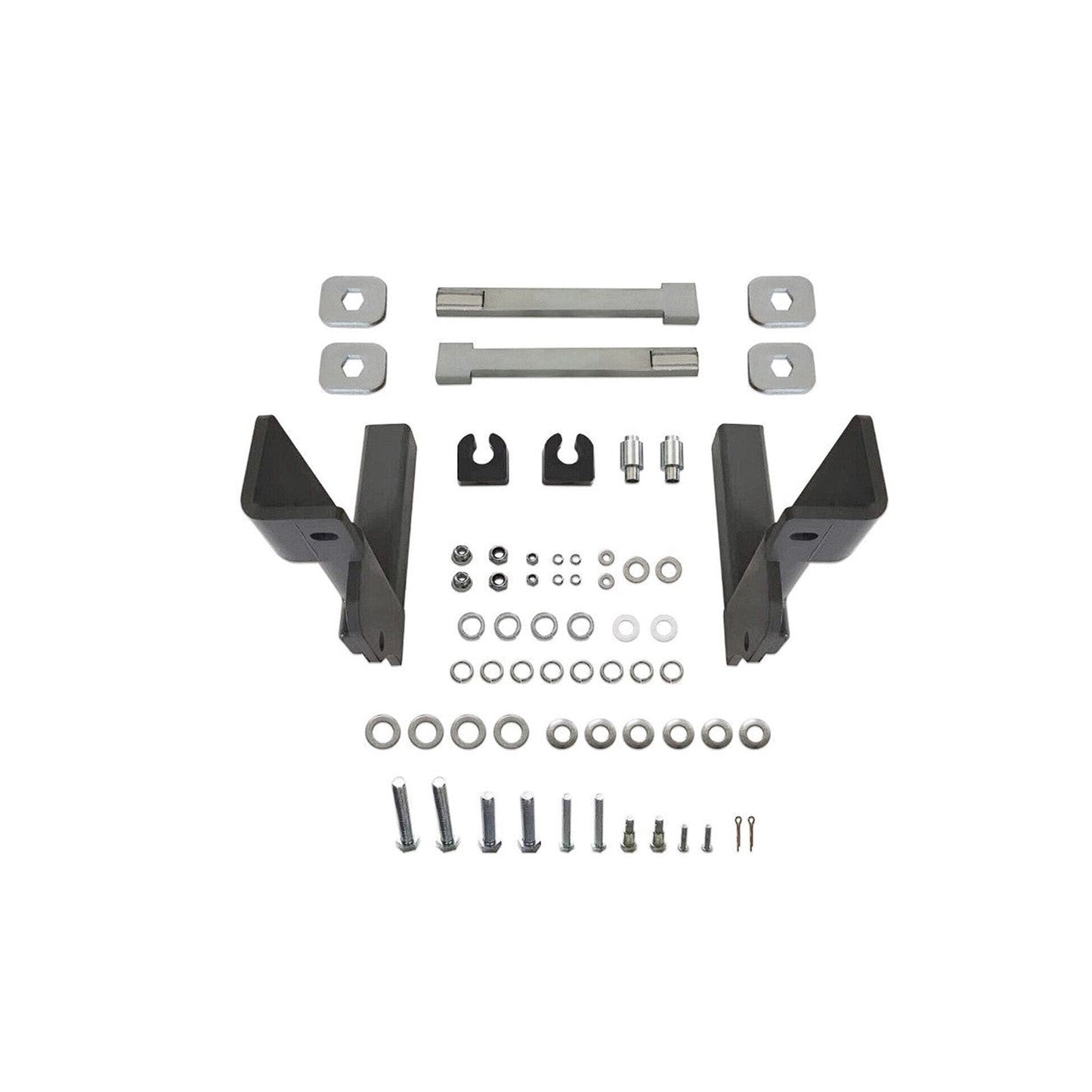 International Prostar 2008-Current Bumper Guard Mounting Bracket Set | Heavy-Duty All-Weather Front Bumper Bracket w/ Hardware Included to Attach Deer Guard for International Prostar 2008-2016