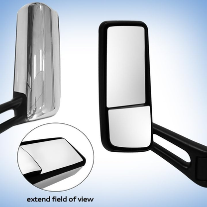 PETERBILT 579 2013-2021 Door Mirror Assembly Power Heated Mirror Left Driver Side Chrome