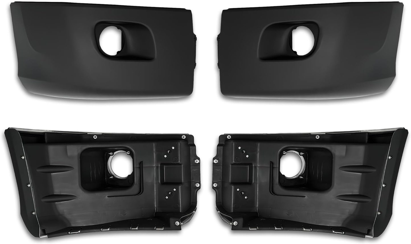 Peterbilt 579 2013-2021 bumper with fog light hole | PLASTIC