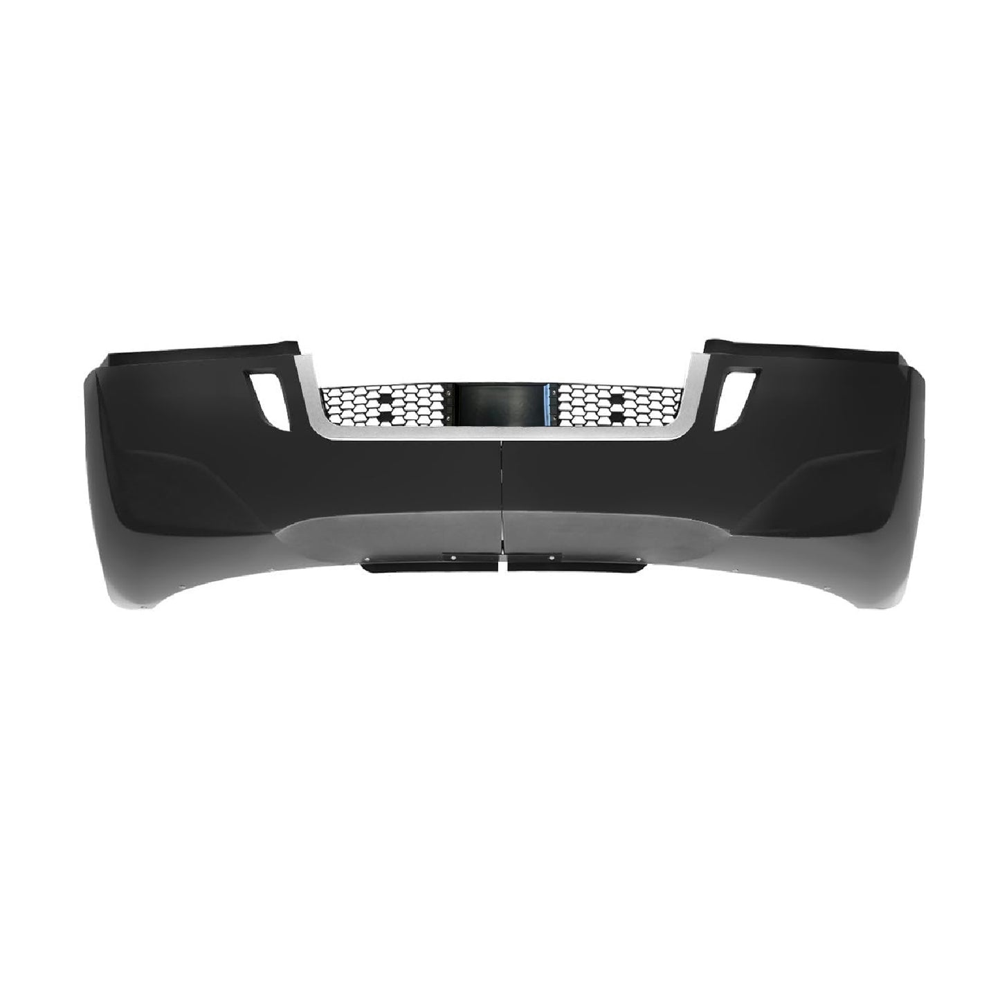 Freightliner Cascadia 2018-2025 Front Bumper, with CHROME Center TRIM, Radar Cover and NO fog light hole